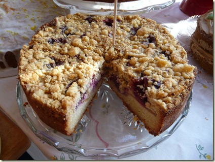blackberry and apple cake crumble